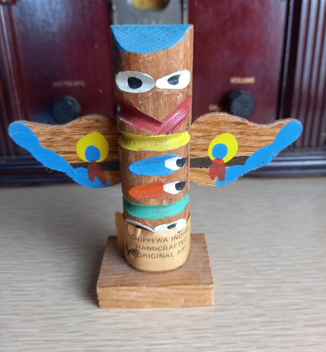Vintage native american - native, wooden
