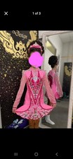 Beautiful Baby Pink/cerise Pink Irish Dancing Costume (Worn By Slim U12)
