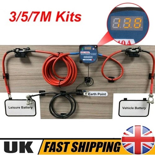 Split charge relay kit starter - split,