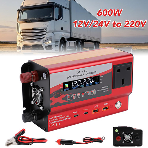 600w power inverter 12v to - 12v,