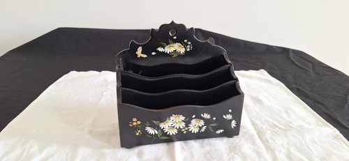 Victorian papier mache black - papier,