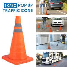 2PCS POP UP SAFETY CONE 18"