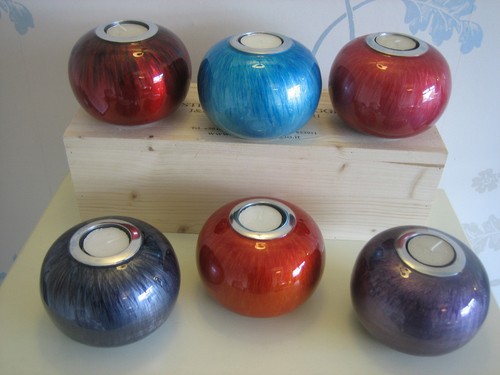 Candle holder recycled - candle,