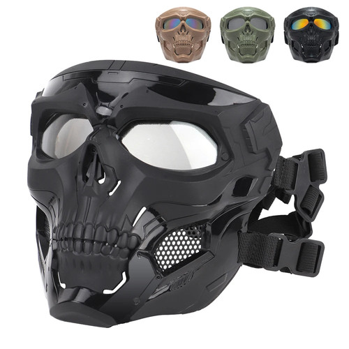Tactical skull windproof full - tactical,