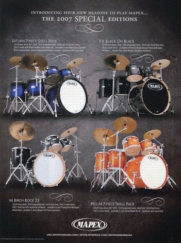 2007 print mapex drum - print,