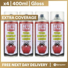 4 x 400ml Clear Petrol