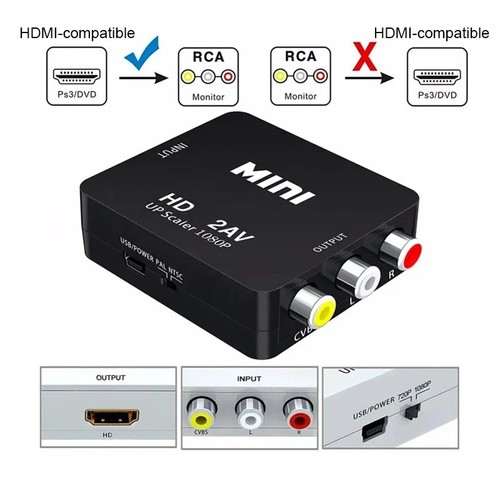Hdmi 1080p rca cvbs - hdmi,