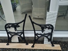 Antique Cast Iron Garden Bench