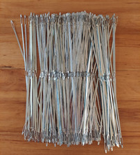 Approximately 200 Flat Steel Heddles 10.5 Inch for Weaving Loom