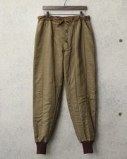 Vintage 60s Czech army quilted liner trousers pants military  m60 communist