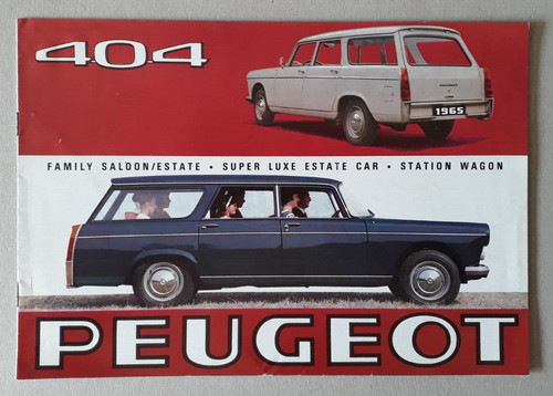 Peugeot 404 estate brochure - peugeot,