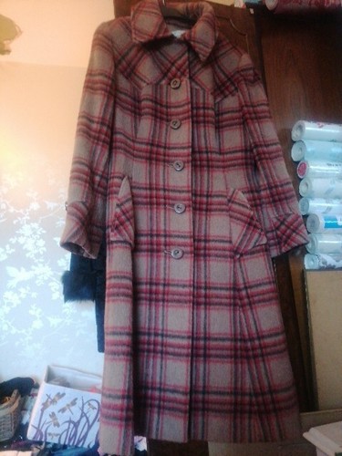 1970s vintage plaid trench - vintage,