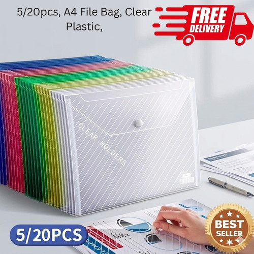 Clear file bag 20pcs - file,