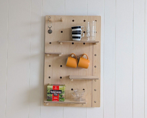 Wooden pegboard multiple - -,