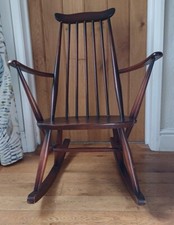Small Ercol Goldsmith Vintage Rocking Chair dated 1960