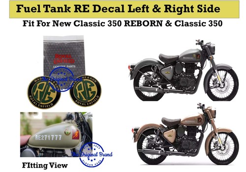 Royal enfield decals - "re, fit