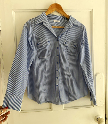 Vintage y2k blue white - m&s,