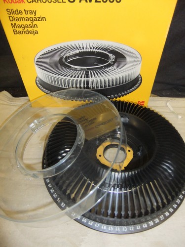 Slide projector slide carousel