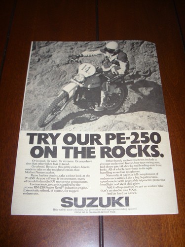 1978 suzuki 250 - 1978, pe-250