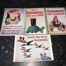 VINTAGE GUINNESS ADVERTS: FOUR