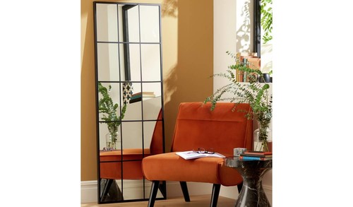 Black window full length - window,