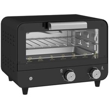 HOMCOM Small Toaster Oven 12L