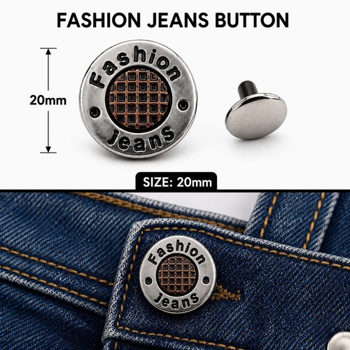 Pack 20mm jeans - pack, buttons