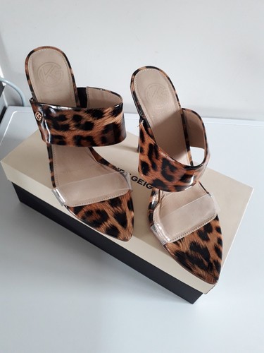 Kurt geiger mules leopard