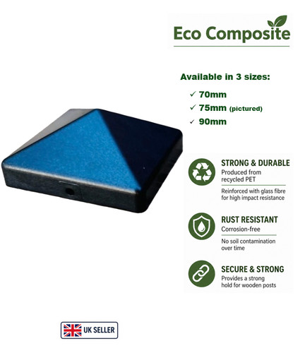 Fence post cap pyramid square - post,