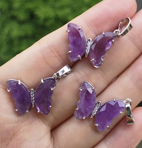 10pcs amethyst gems stone - amethyst,