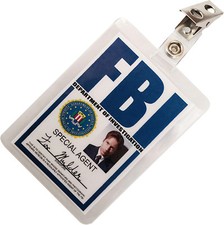Fox Mulder X FILES FBI ID