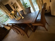 Antique Solid Oak Table Large
