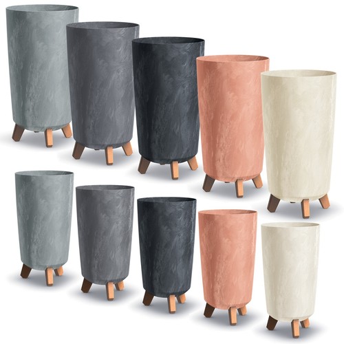 Tall slim concrete look - tall,