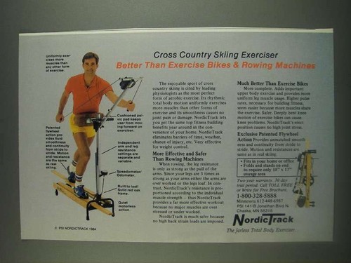 1985 nordictrack cross country - nordictrack,