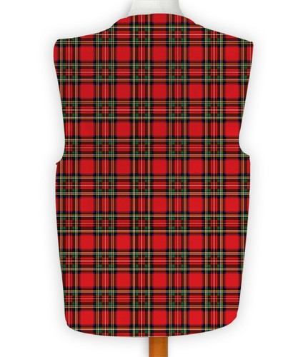 Red tartan design fancy - red,