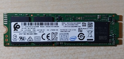 Intel pro ssdsckkf256g8h - intel,
