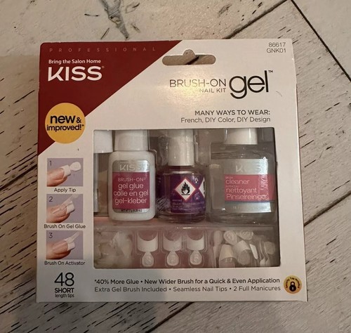 Kiss brush nail kit - nail, 48