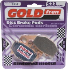 Goldfren S33 Brake Pads Rear For Kawasaki ZX-6R (ZX 600 G1/G2/J1/J2) 1998-2001
