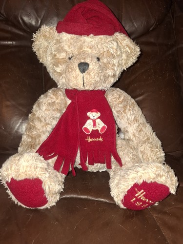 Harrods james christmas teddy - james,