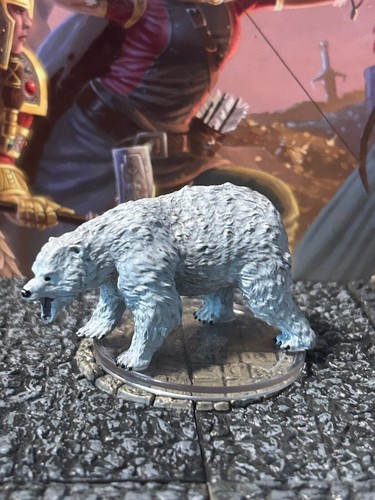 Polar bear miniature - polar, d&d