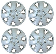 Set of 4 14" Silver Wheel Trims / Hub Caps fits Peugeot 106 107 206 207