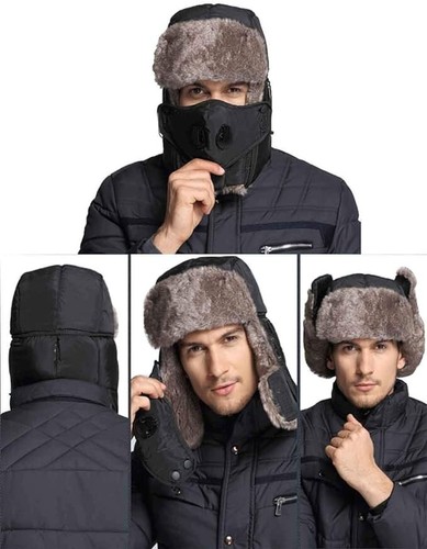 Trapper hats russian mens - hats,