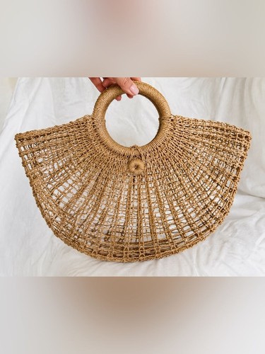Lulus woven straw tote bag - tote,