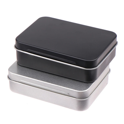 Small metal tin - tin, storage