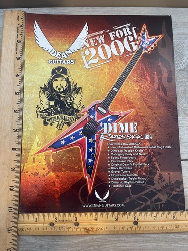 Dean guitars 2006 - dean, dimebag