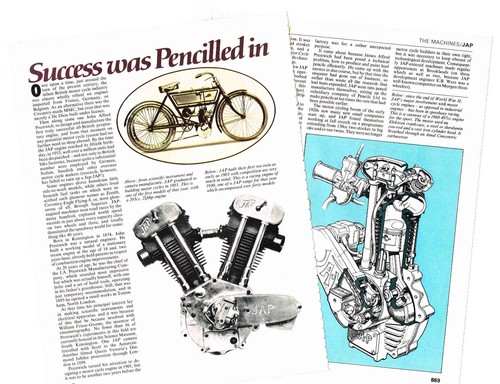 Old jap motorcycle engine - old, (uk)