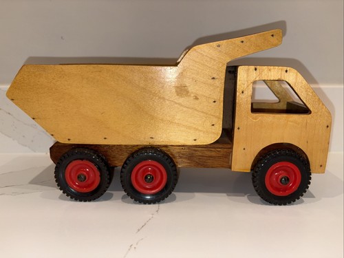 Vintage handmade wooden dump - vintage,