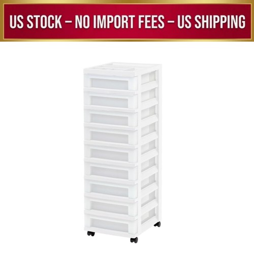 Iris drawer narrow plastic - 9-drawer,