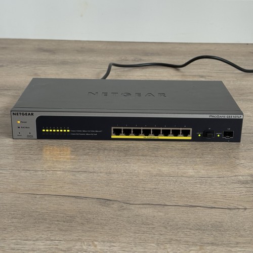 Netgear gs510tlp port - netgear, 8-port