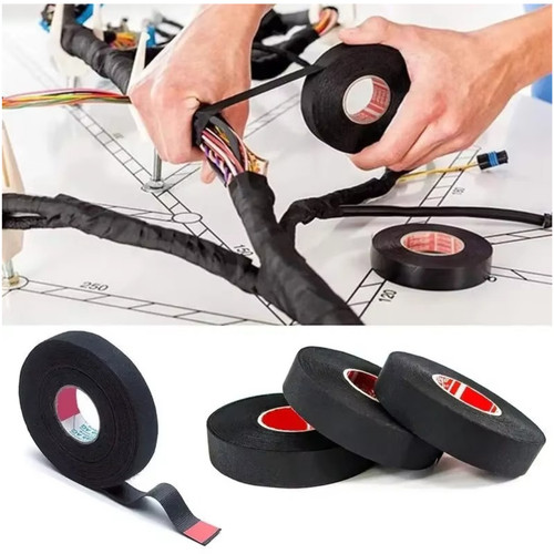 Black wiring loom harness - black,